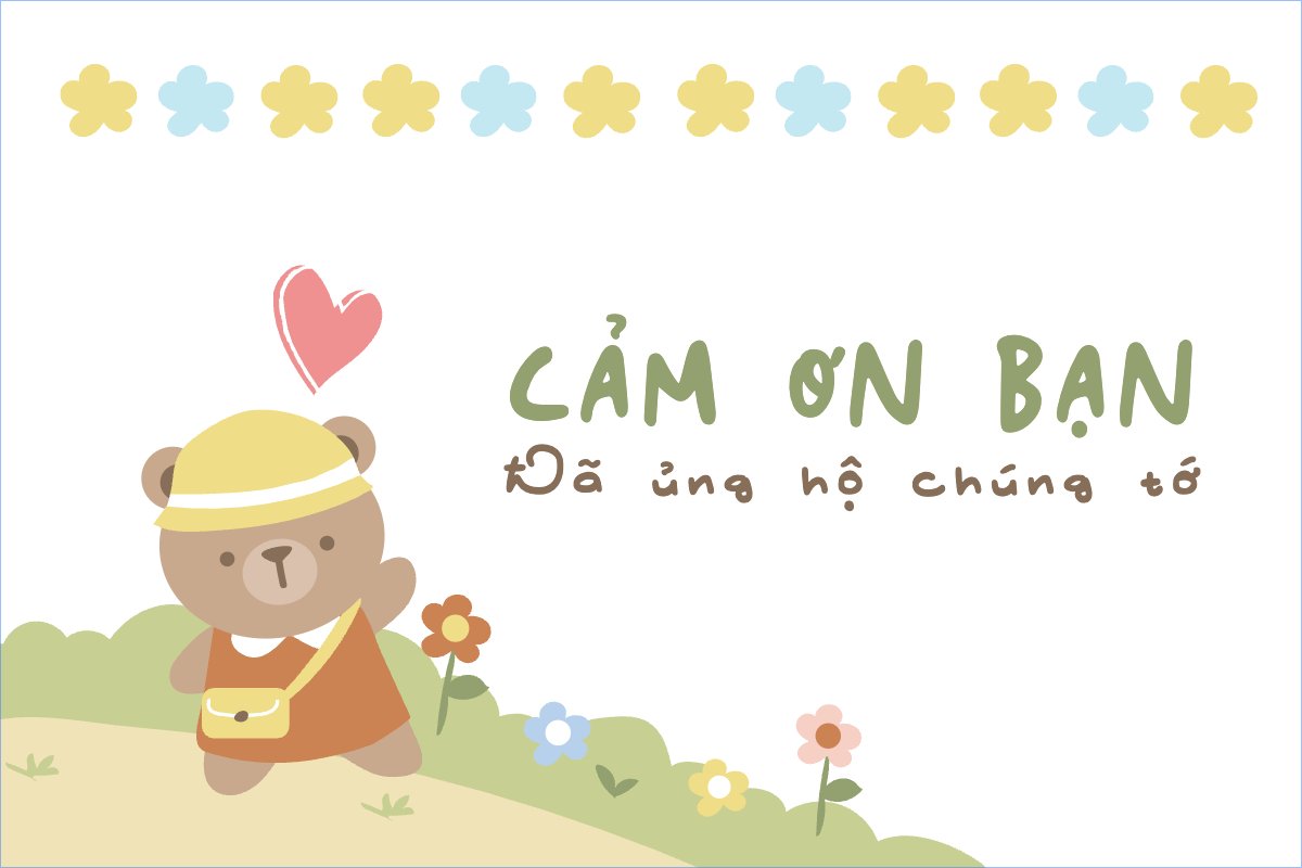 Dễ thương, cute, chibi, hoạt hình, cartoon, bear, gấu