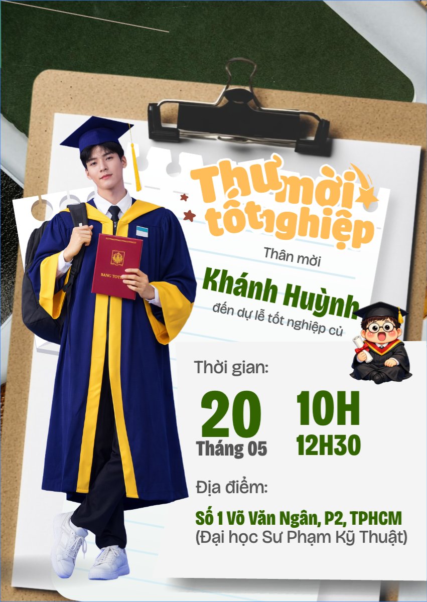 Thư mời tốt nghiệp