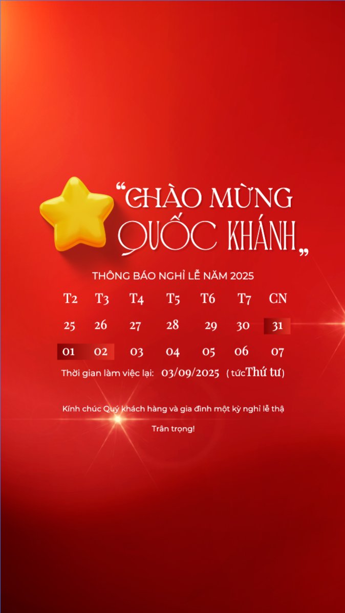 2/9, Quốc Khánh, lễ hội, thông báo, lịch nghỉ, Việt Nam, sự kiện, event, hiện đại, modern