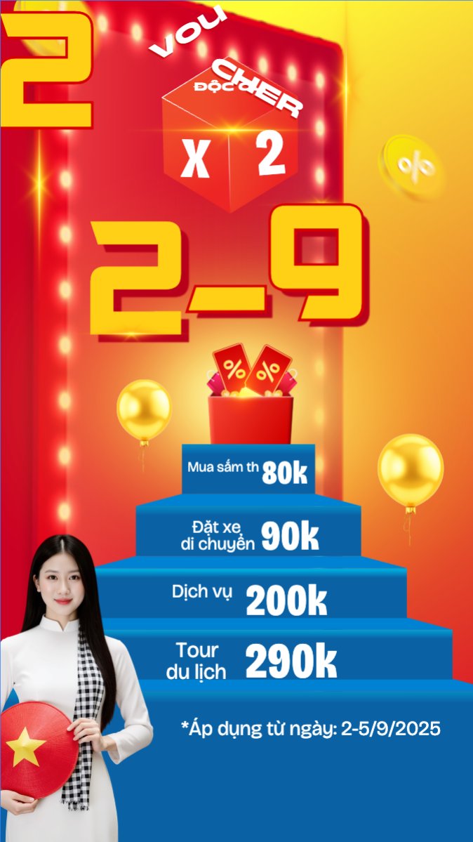 2/9, Quốc Khánh, lễ hội, Việt Nam, giảm giá, sale, ưu đãi, sự kiện, event, hiện đại, modern