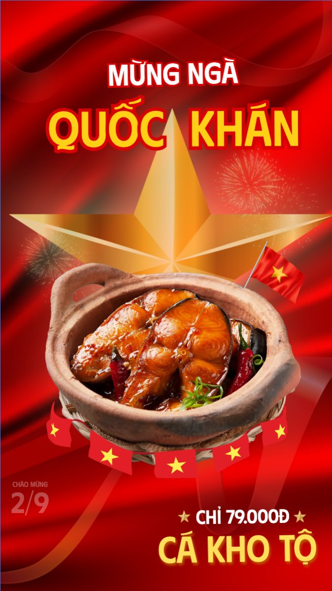 2/9, Quốc Khánh, lễ hội, Việt Nam, đồ ăn, food, thực phẩm, ẩm thực, món ăn, F&B, thức ăn, hiện đại,  modern