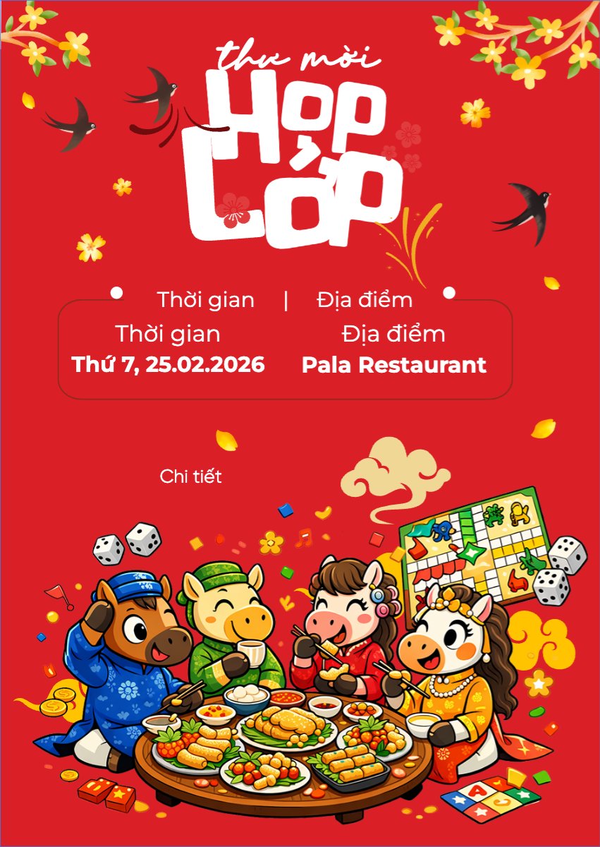 Thư mời họp lớp