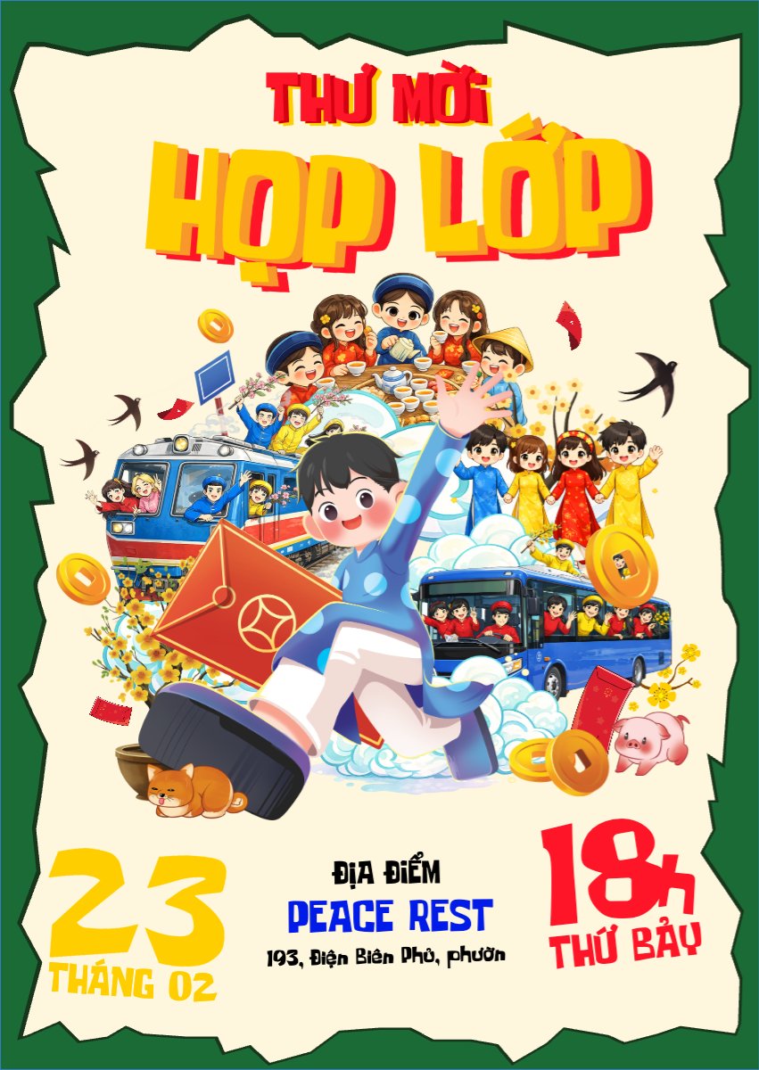 Thư mời họp lớp