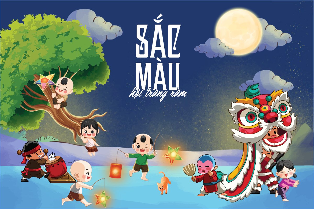 	Trung thu, Tết Đoàn Viên, mid-autumn festival, sự kiện, event, dễ thương, cute, chibi, hoạt hình, cartoon
