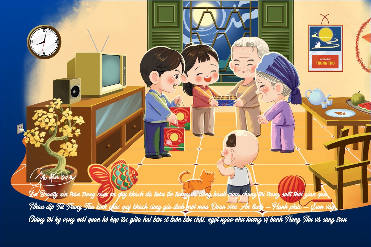 Trung thu, Tết Đoàn Viên, mid-autumn festival, sự kiện, event, dễ thương, cute, chibi, hoạt hình, cartoon