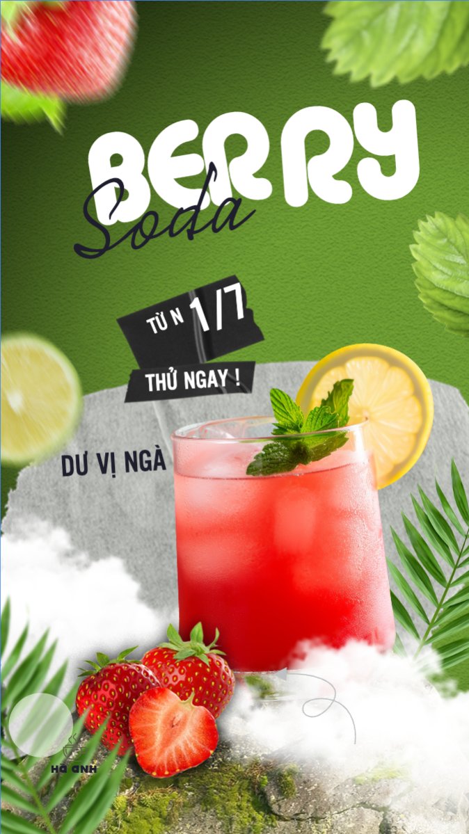 Trà dâu, nước uống, juice, giải khát, F&B, drink, cafe, coffee, cà phê, trà sữa, milk tea, hiện đại