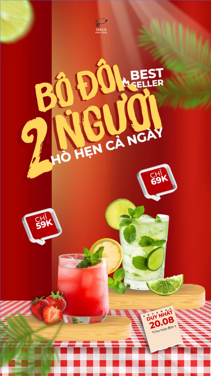 Trà chanh, trà dâu, trà chanh, lemontea, soda, nước uống, juice, giải khát, F&B, drink, hiện đại
