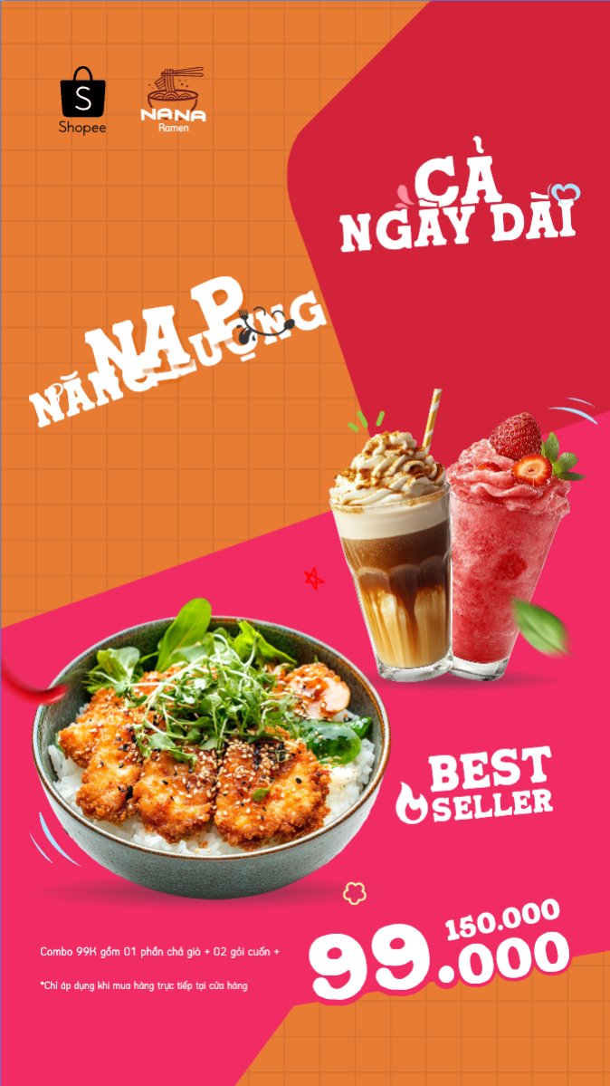Cơm, cơm gà, cà phê, trà dâu, nước uống, đồ ăn, food, thực phẩm, ẩm thực, món ăn, F&B, nhà hàng, thức ăn, dễ thương, hiện đại