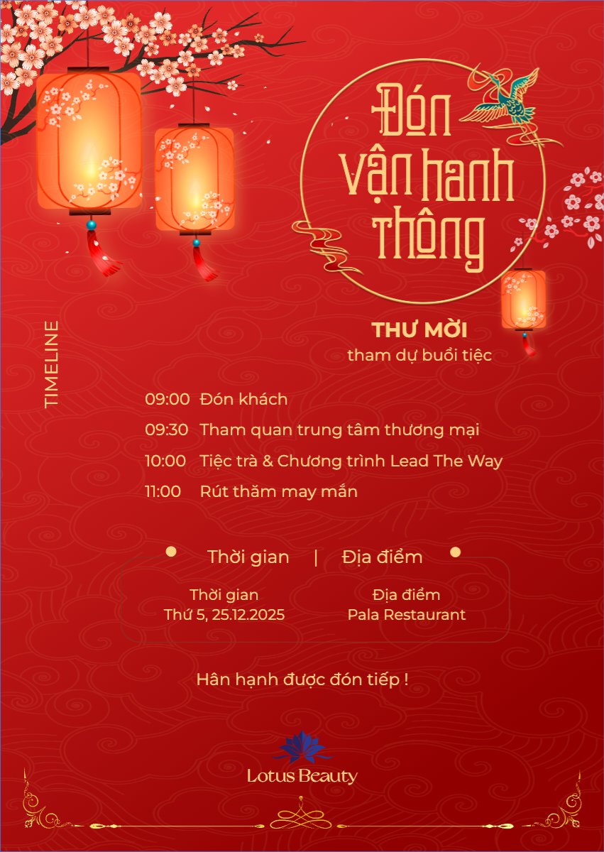 Đón vận hanh thông