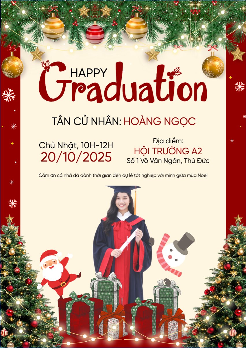 Tốt nghiệp cùng lễ giáng sinh