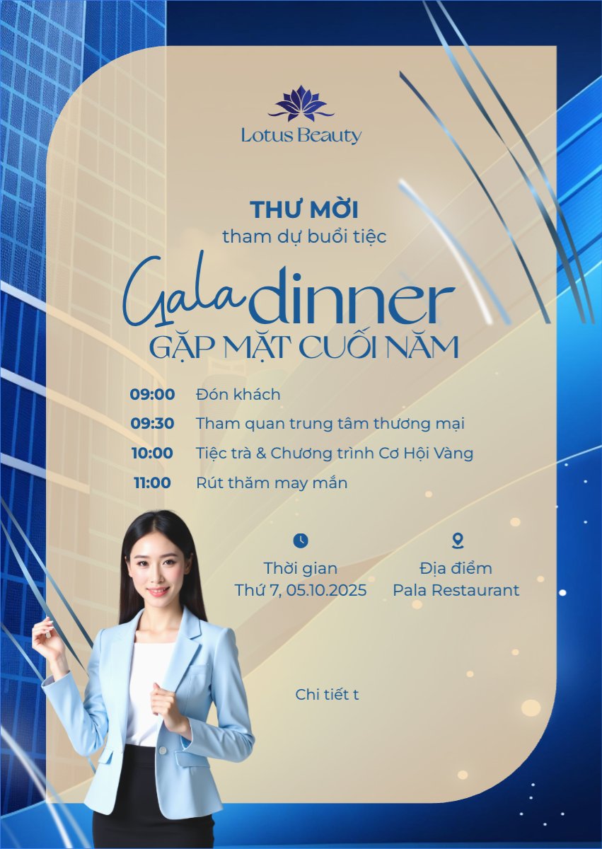 Gala dinner gặp mặt cuối năm