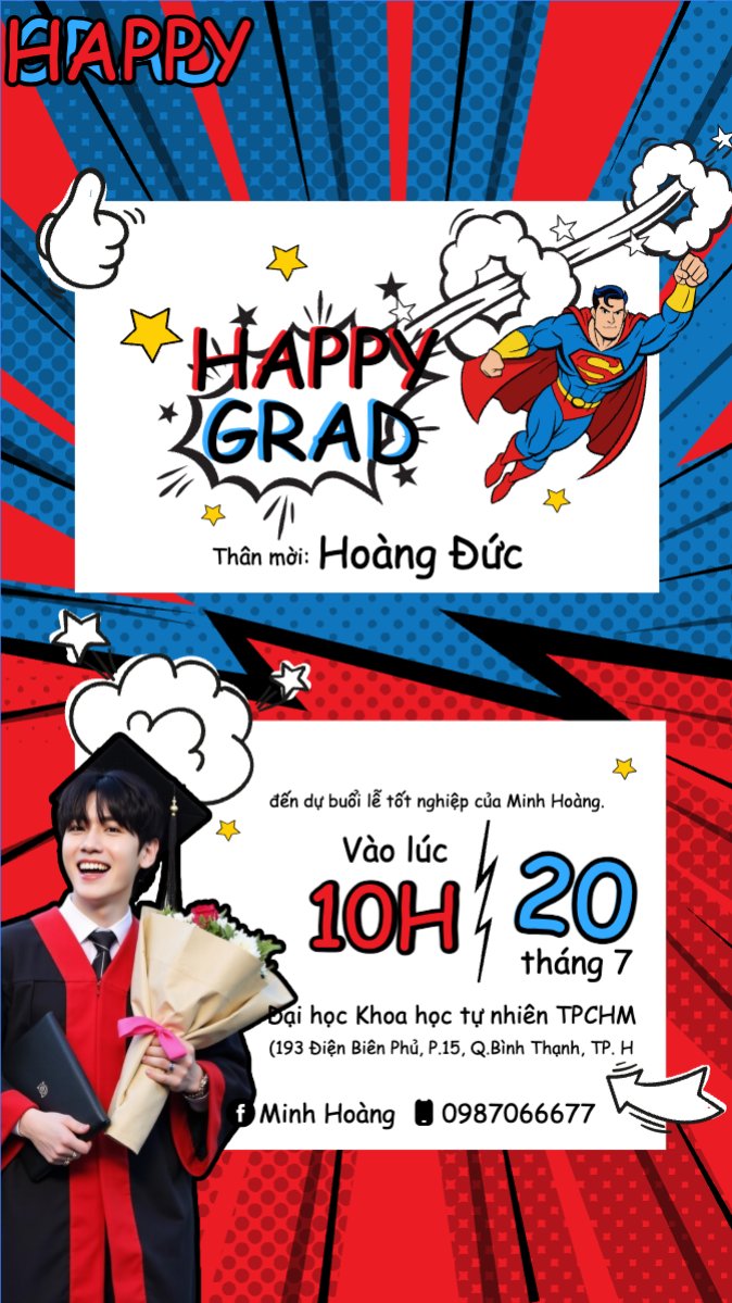 Tốt nghiệp, graduation, giáo dục, education, sự kiện, event, hoạt hình, cartoon, superman	