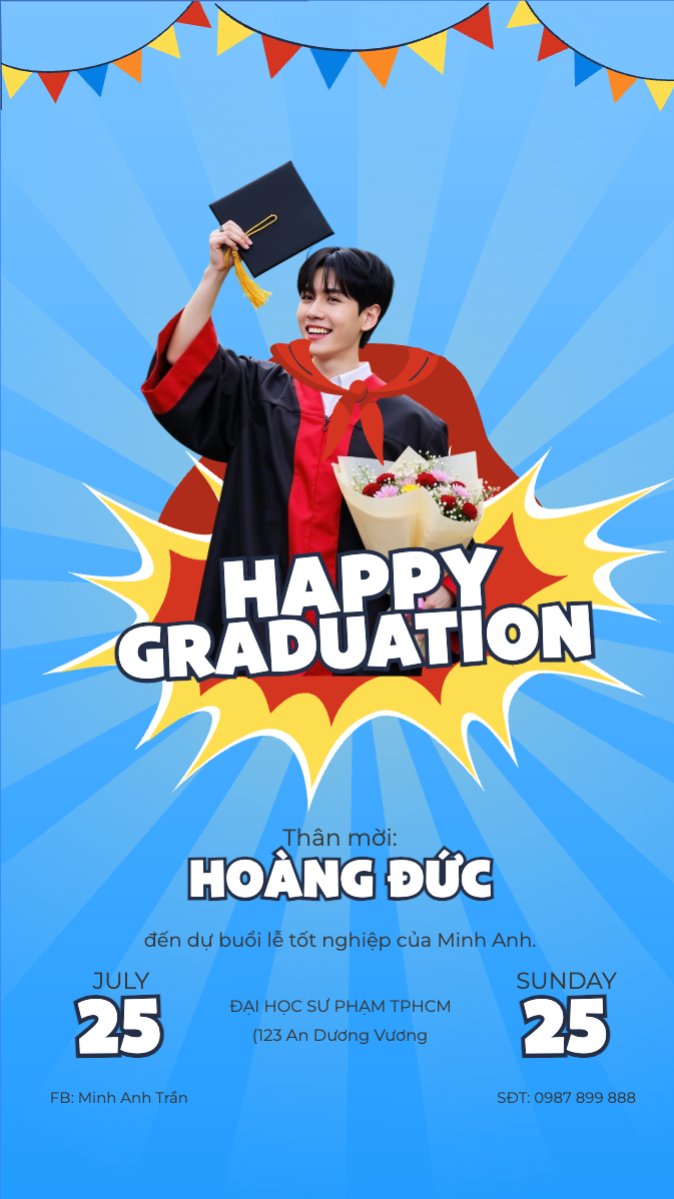 Tốt nghiệp, graduation, giáo dục, education, sự kiện, event, hoạt hình, cartoon, superman