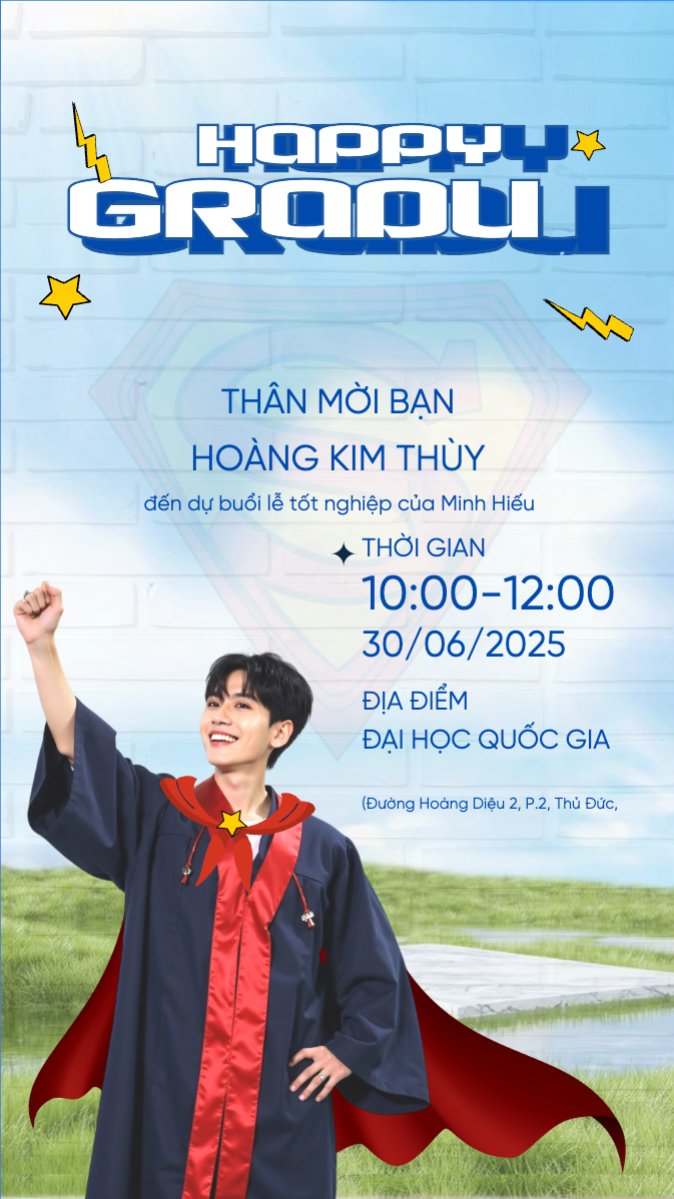 Tốt nghiệp, graduation, giáo dục, education, sự kiện, event, hoạt hình, cartoon, superman	