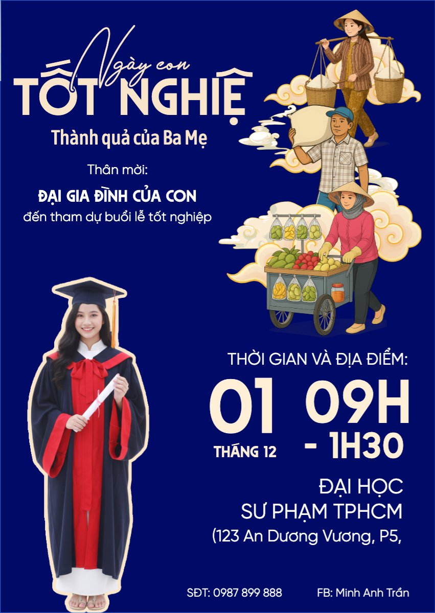 Ngày con tốt nghiệp