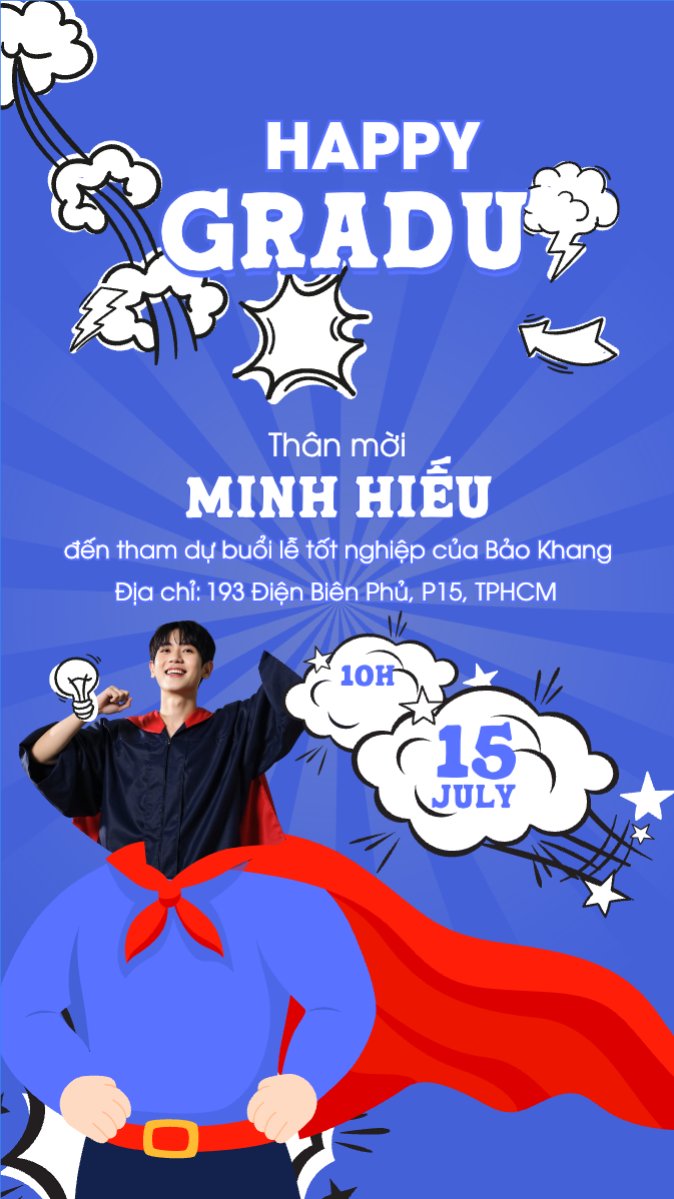 Tốt nghiệp, graduation, giáo dục, education, sự kiện, event, hoạt hình, cartoon, superman	
