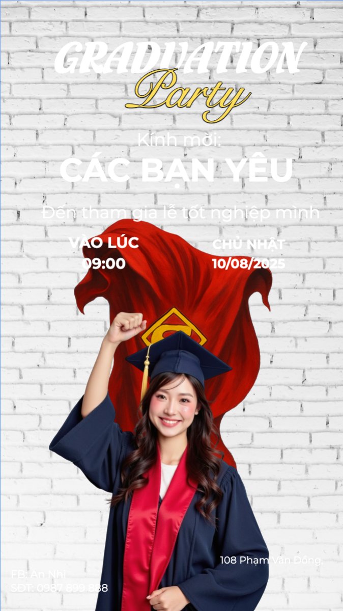 Tốt nghiệp, graduation, giáo dục, education, sự kiện, event, hoạt hình, cartoon, superwoman