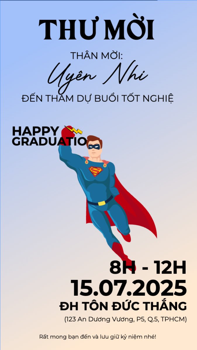 Tốt nghiệp, graduation, giáo dục, education, sự kiện, event, hoạt hình, cartoon, superman