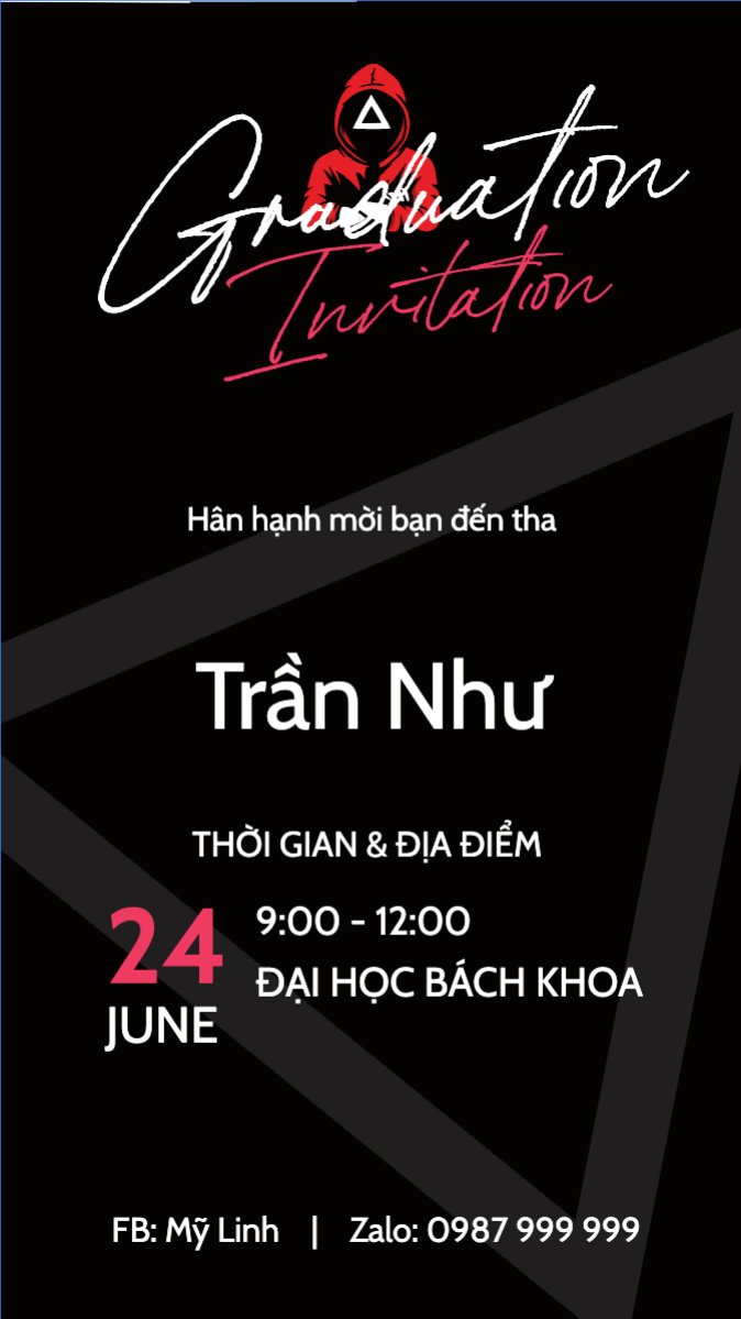 Tốt nghiệp, graduation, giáo dục, education, sự kiện, event, hoạt hình, cartoon, squid game