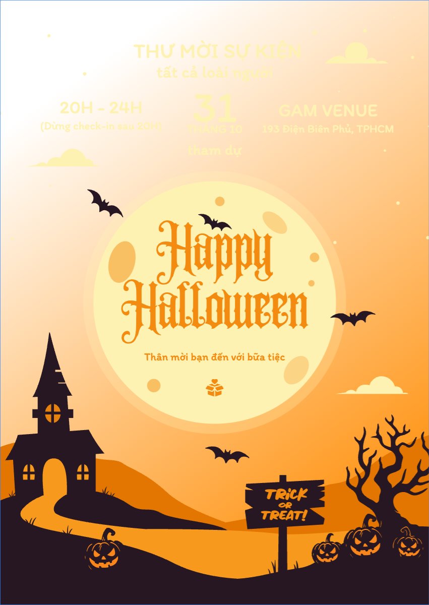 Halloween, lễ hội ma quái, sự kiện, event, dễ thương, cute, chibi, hoạt hình, cartoon