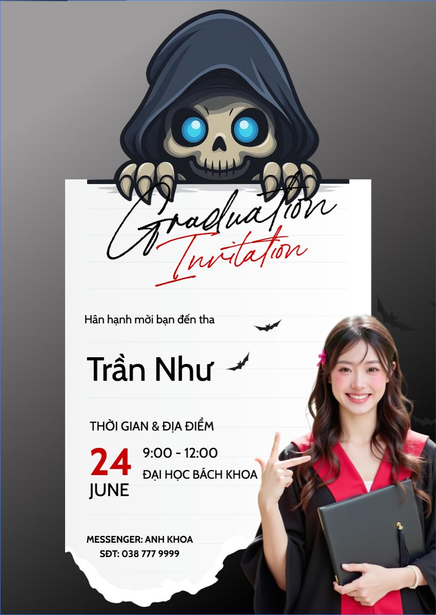 Halloween, tốt nghiệp,  graduate, lễ hội ma quái, sự kiện, event, dễ thương, cute, chibi, hoạt hình, cartoon