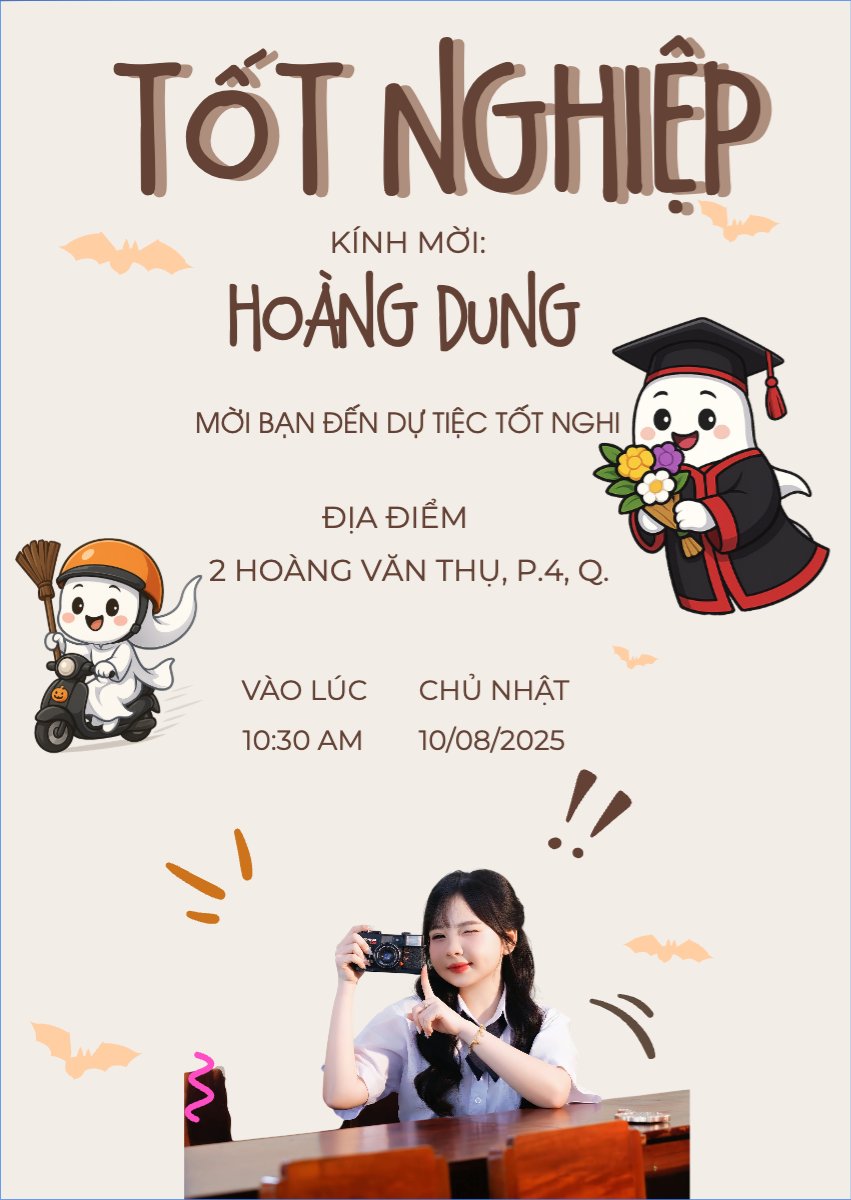 Halloween, tốt nghiệp,  graduate, lễ hội ma quái, sự kiện, event, dễ thương, cute, chibi, hoạt hình, cartoon