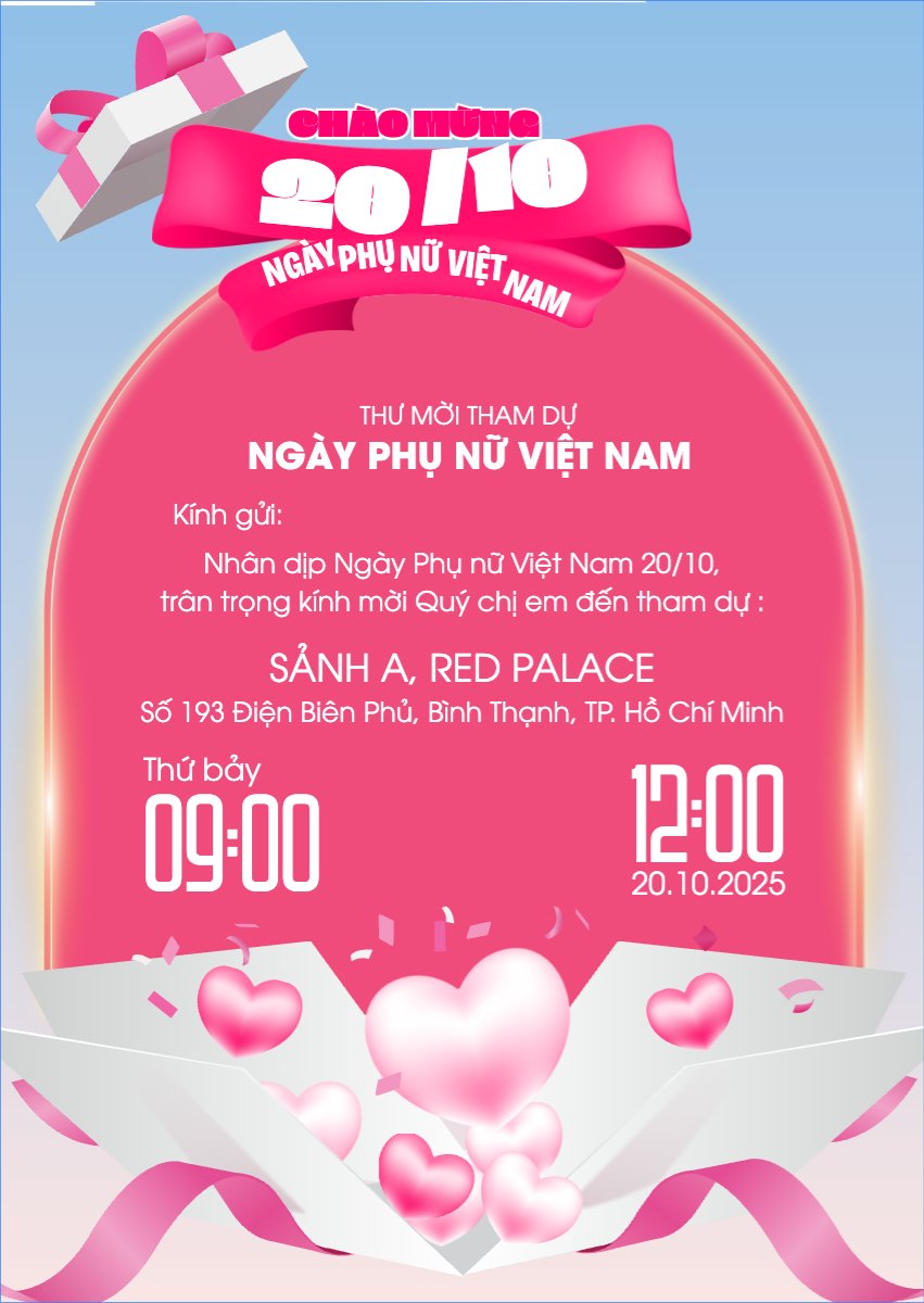 20/10, Ngày phụ nữ Việt Nam, Vietnamese Women's Day, phụ nữ, sự kiện, event, dễ thương, cute, chibi, hoạt hình, cartoon