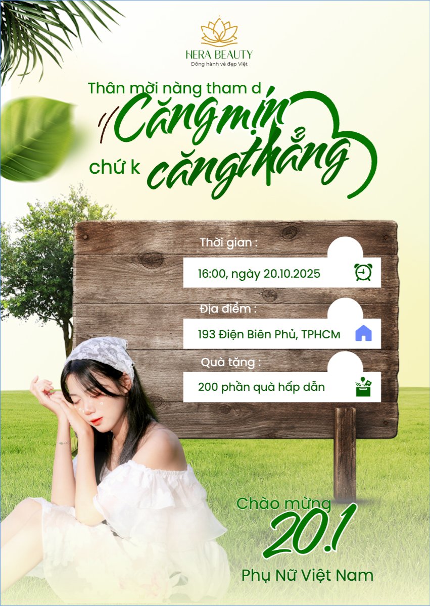 20/10, Ngày phụ nữ Việt Nam, Vietnamese Women's Day, phụ nữ, sự kiện, event, làm đẹp, beauty, thẩm mỹ, modern, hiện đại