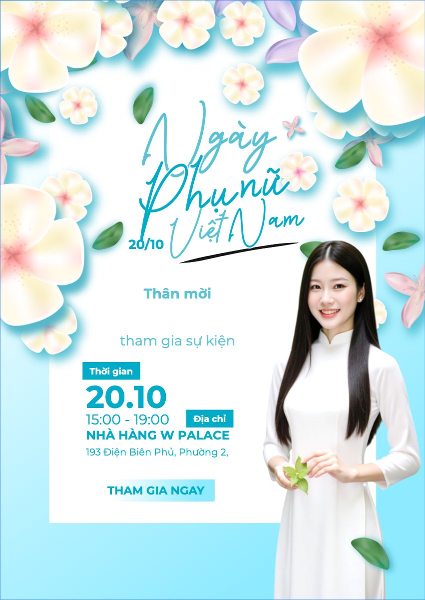 20/10, Ngày phụ nữ Việt Nam, Vietnamese Women's Day, phụ nữ, sự kiện, event, làm đẹp, beauty, thẩm mỹ, modern, hiện đại