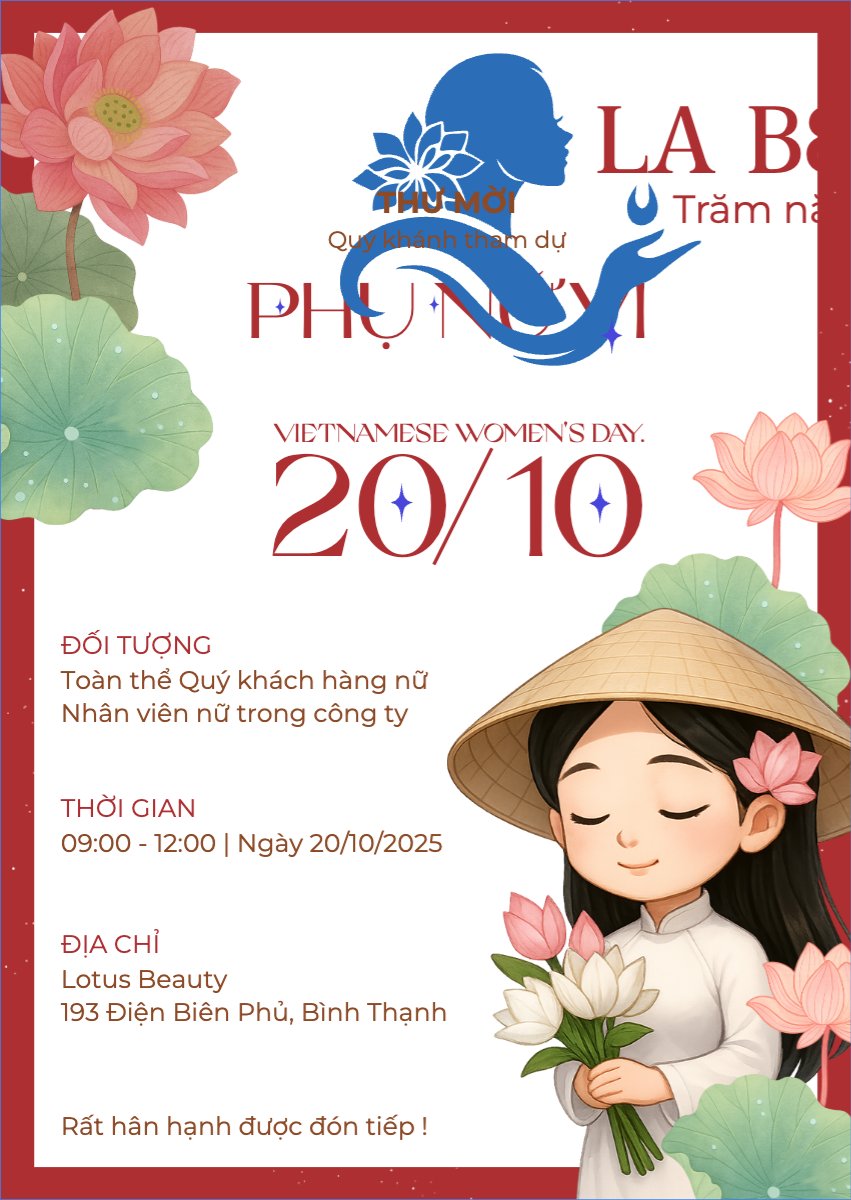 20/10, Ngày phụ nữ Việt Nam, Vietnamese Women's Day, phụ nữ, sự kiện, event, dễ thương, cute, chibi, hoạt hình, cartoon