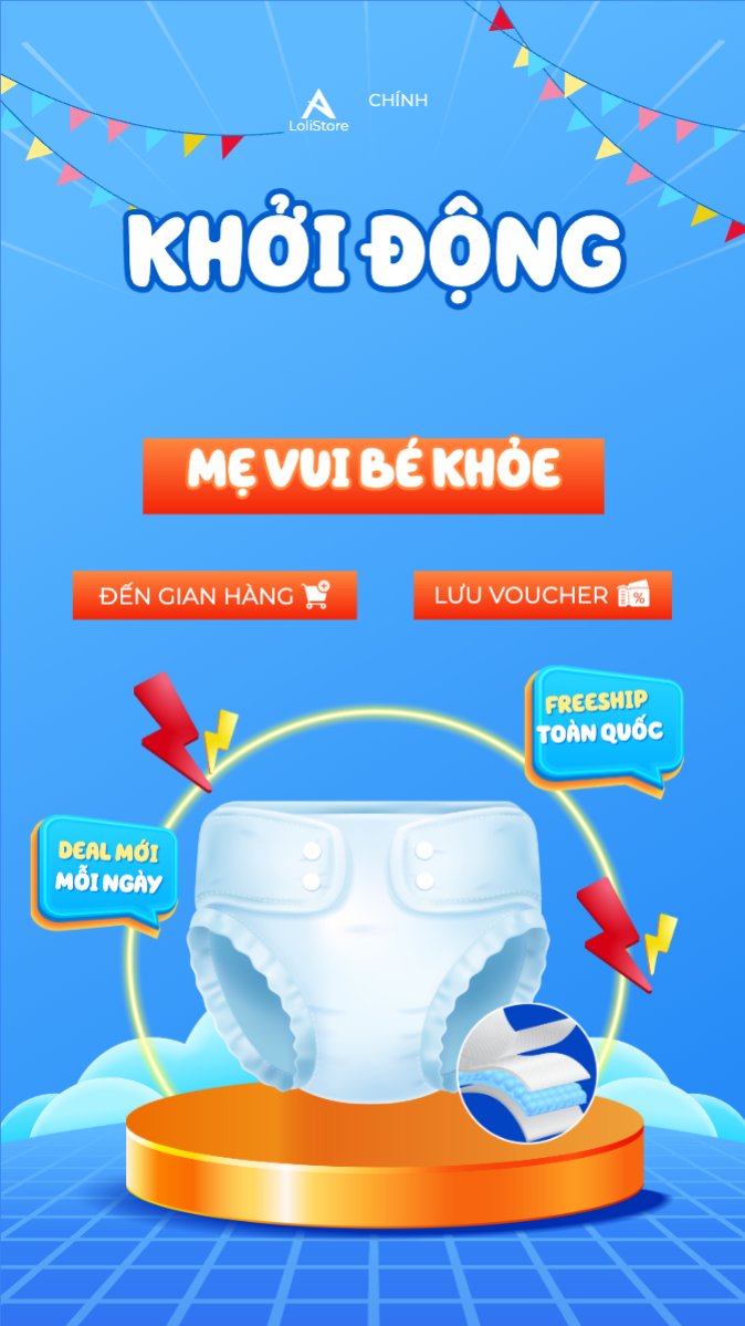 Kids, baby, trẻ em, giảm giá, ưu đãi, sale, sức khỏe, tả, bỉm, quảng cáo, sự kiện, event
