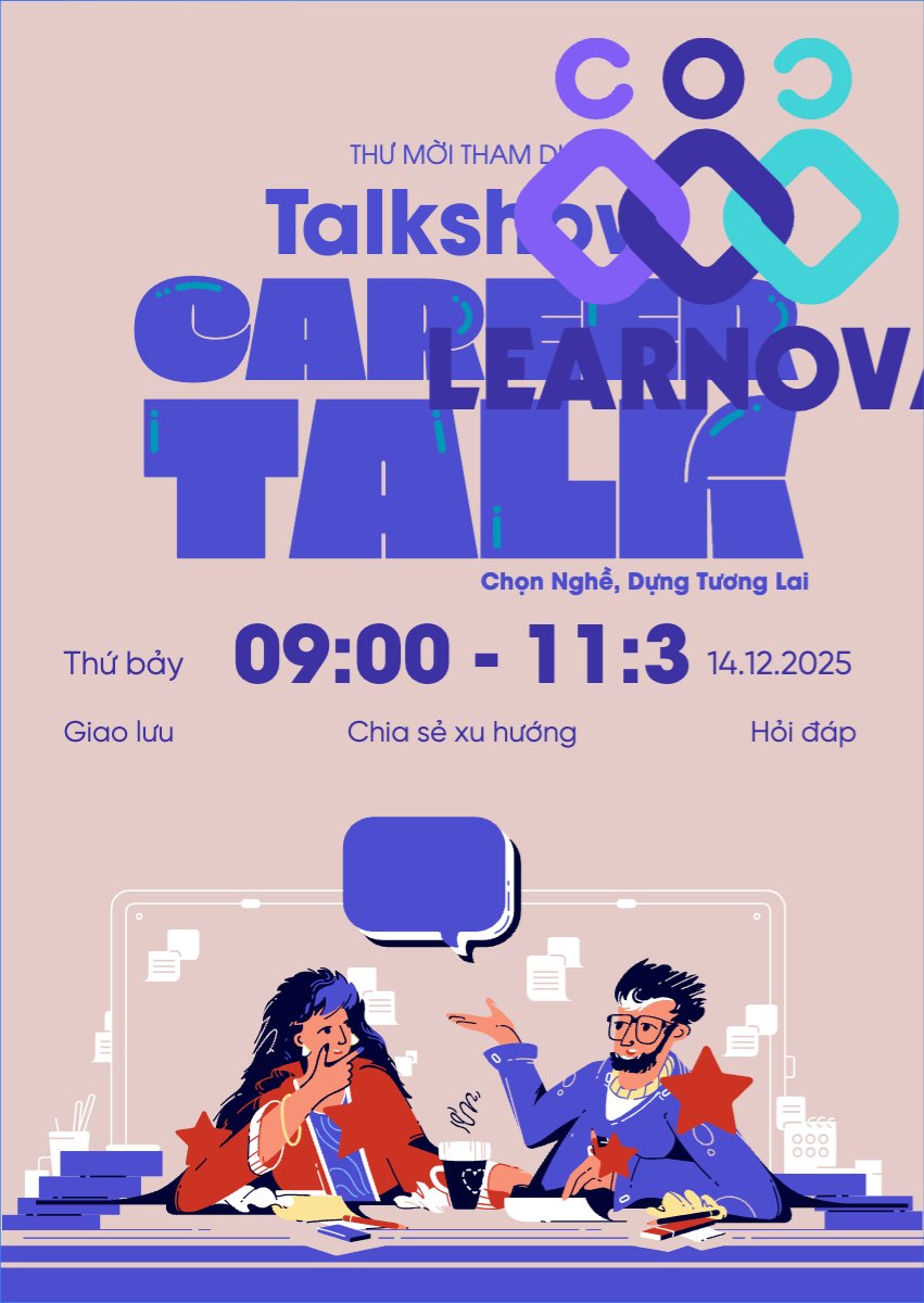 Talkshow, nghề nghiệp, sự kiện, event, đơn giản, simple, dễ thương, cute