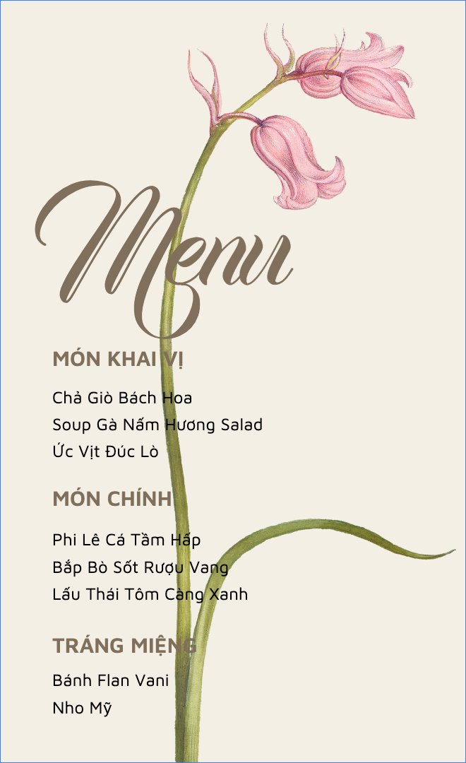 Hoa Và Em 06, hoa lá, thiên nhiên, floral, vintage