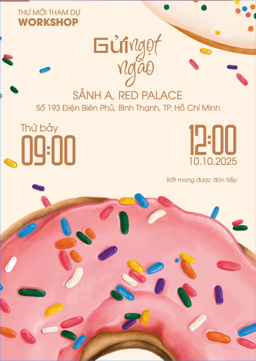 Workshop, , đồ ăn, food, thực phẩm, ẩm thực, món ăn, F&B, thức ăn, dễ thương, cute