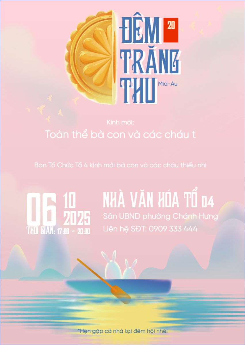 Trung thu, Tết Đoàn Viên, mid-autumn festival, sự kiện, event, dễ thương, cute, chibi, hoạt hình, cartoon