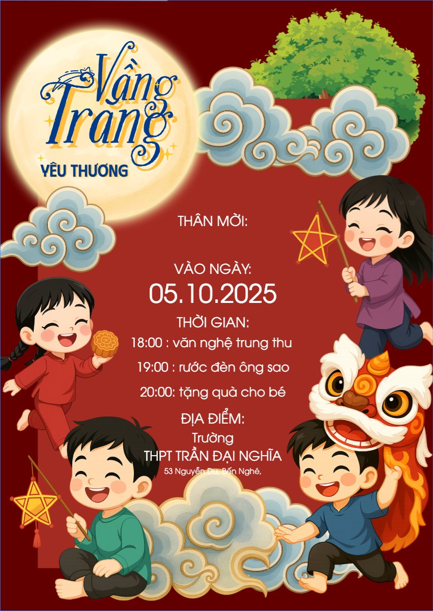 Trung thu, Tết Đoàn Viên, mid-autumn festival, sự kiện, event, dễ thương, cute, chibi, hoạt hình, cartoon
