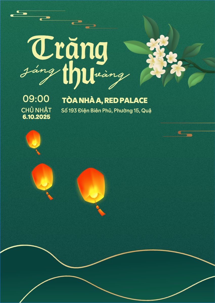 Trung thu, Tết Đoàn Viên, mid-autumn festival, sự kiện, event, hiện đại, modern, đơn giản