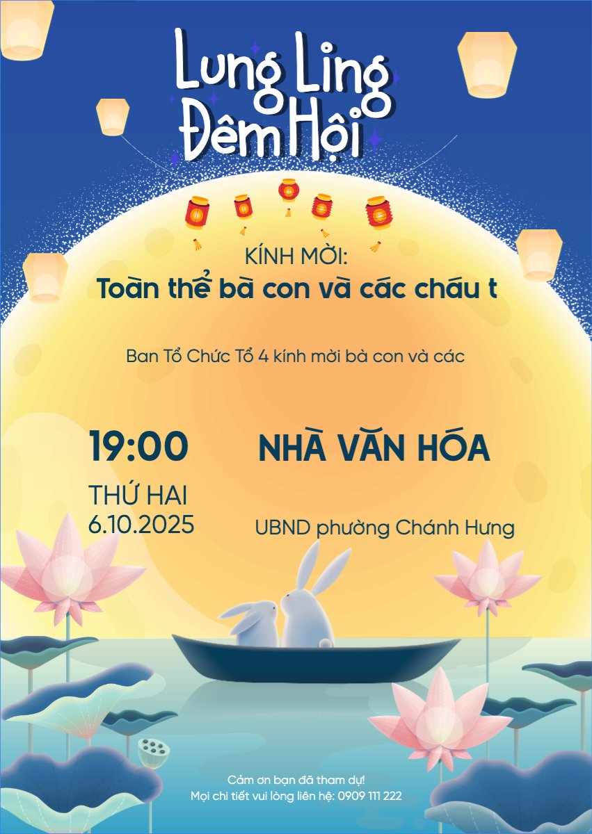 Trung thu, Tết Đoàn Viên, mid-autumn festival, sự kiện, event, dễ thương, cute, chibi, hoạt hình, cartoon