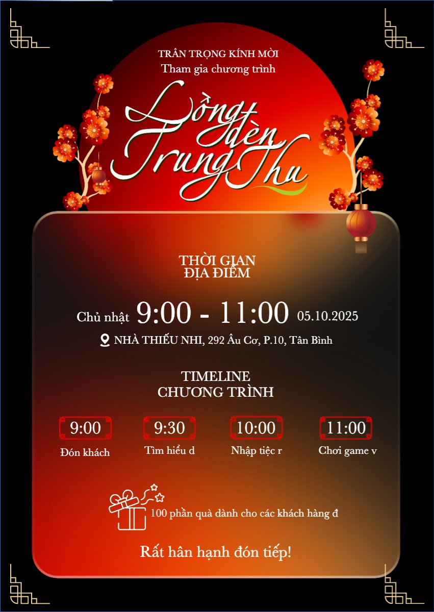 Trung thu, Tết Đoàn Viên, mid-autumn festival, sự kiện, event, hiện đại, modern, đơn giản