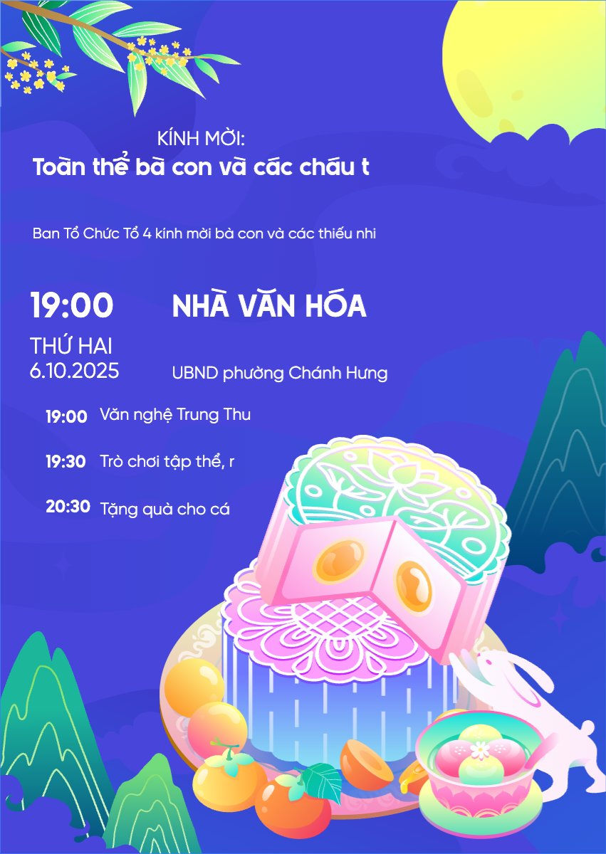 Trung thu, Tết Đoàn Viên, mid-autumn festival, sự kiện, event, dễ thương, cute, chibi, hoạt hình, cartoon