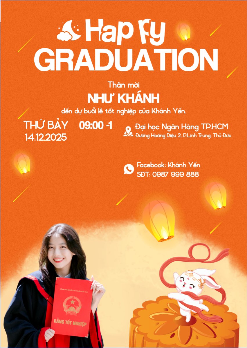 Tốt nghiệp, graduate, Trung thu, Tết Đoàn Viên, mid-autumn festival, sự kiện, event, dễ thương, cute, chibi, hoạt hình, cartoon