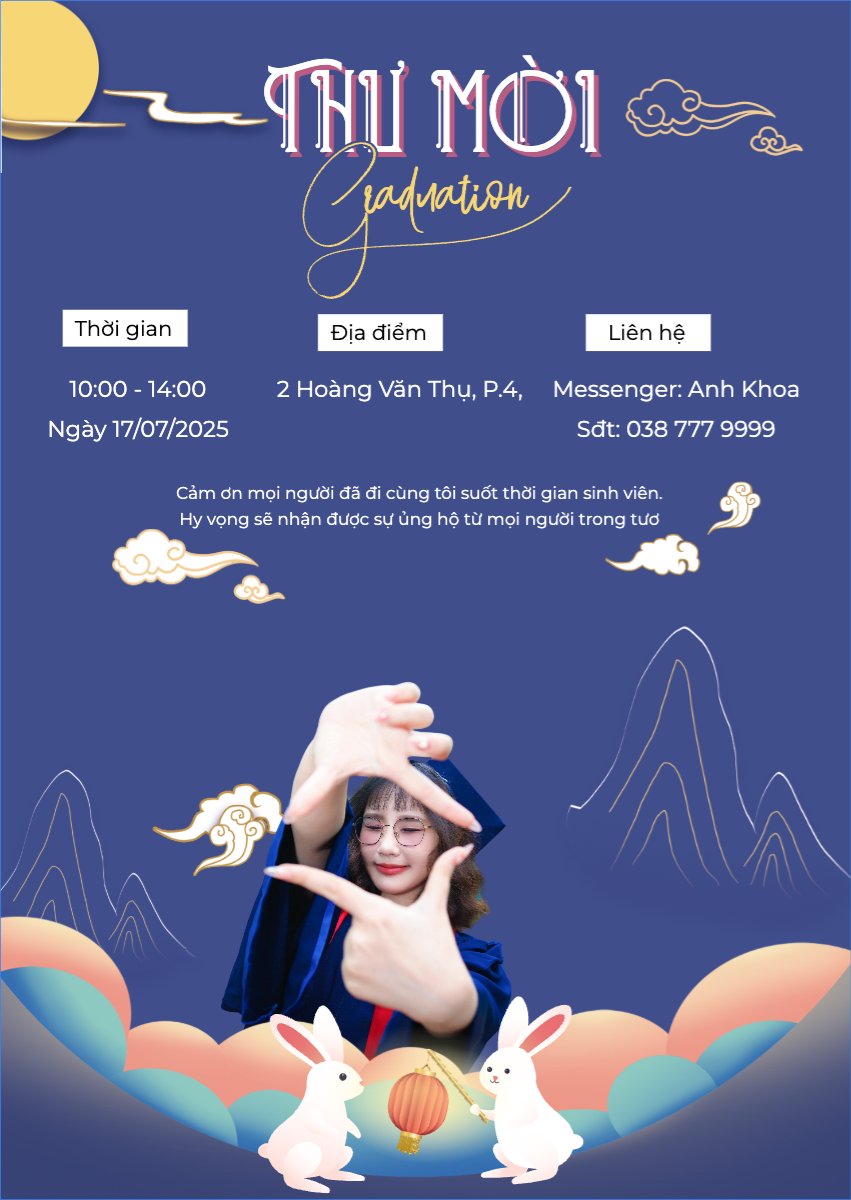 Tốt nghiệp, graduate, Trung thu, Tết Đoàn Viên, mid-autumn festival, sự kiện, event, dễ thương, cute, chibi, hoạt hình, cartoon