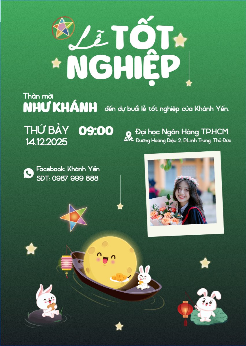 Tốt nghiệp, graduate, Trung thu, Tết Đoàn Viên, mid-autumn festival, sự kiện, event, dễ thương, cute, chibi, hoạt hình, cartoon