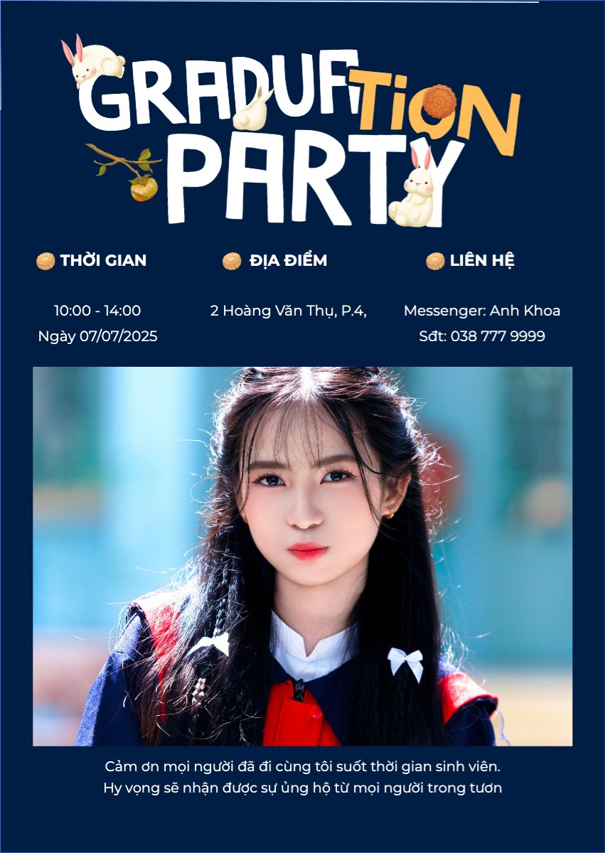 Tốt nghiệp, graduate, Trung thu, Tết Đoàn Viên, mid-autumn festival, sự kiện, event, dễ thương, cute, chibi, hoạt hình, cartoon