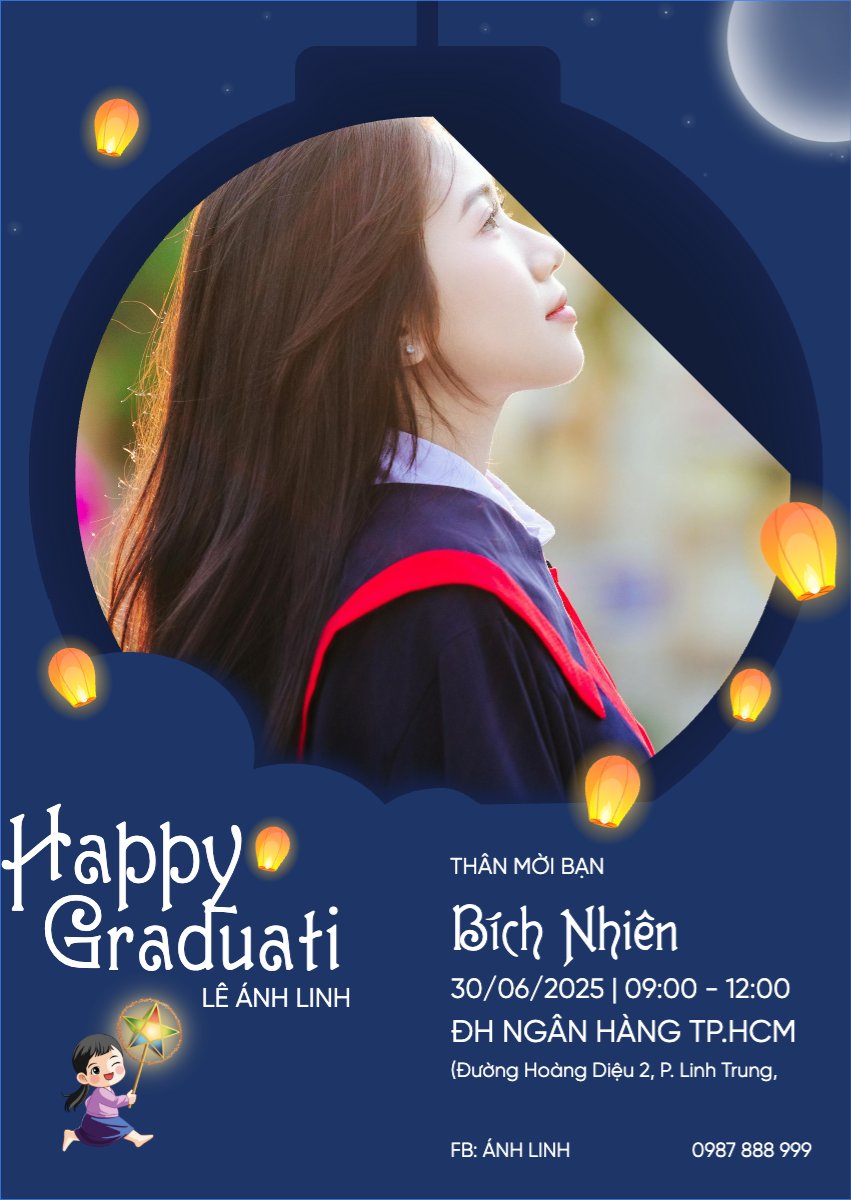 Tốt nghiệp, graduate, Trung thu, Tết Đoàn Viên, mid-autumn festival, sự kiện, event, dễ thương, cute, chibi, hoạt hình, cartoon