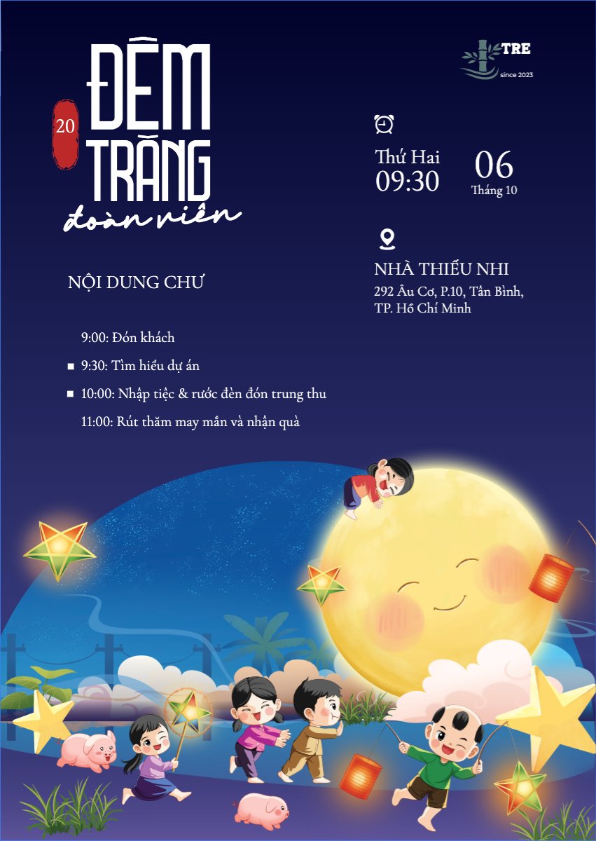 Trung thu, Tết Đoàn Viên, mid-autumn festival, sự kiện, event, dễ thương, cute, chibi, hoạt hình, cartoon