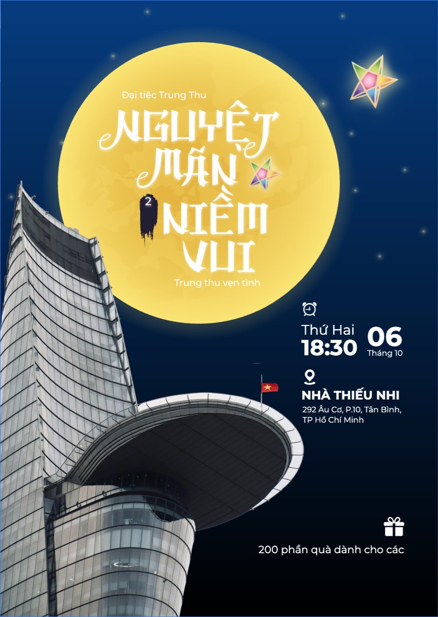 Trung thu, Tết Đoàn Viên, mid-autumn festival, sự kiện, event, hiện đại, modern, đơn giản