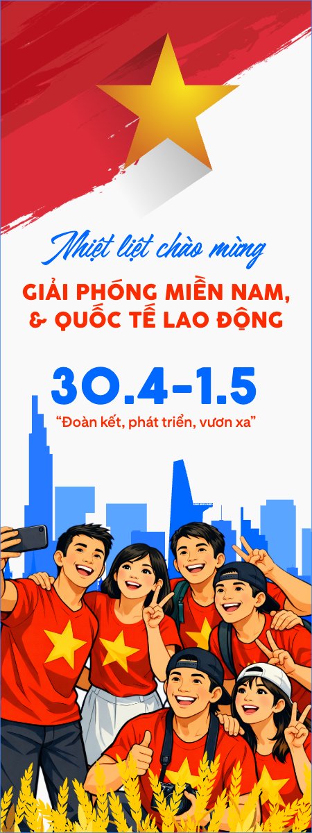 Nhiệt liệt chào mừng ngày Giải phóng miền Nam, thống nhất đất nước