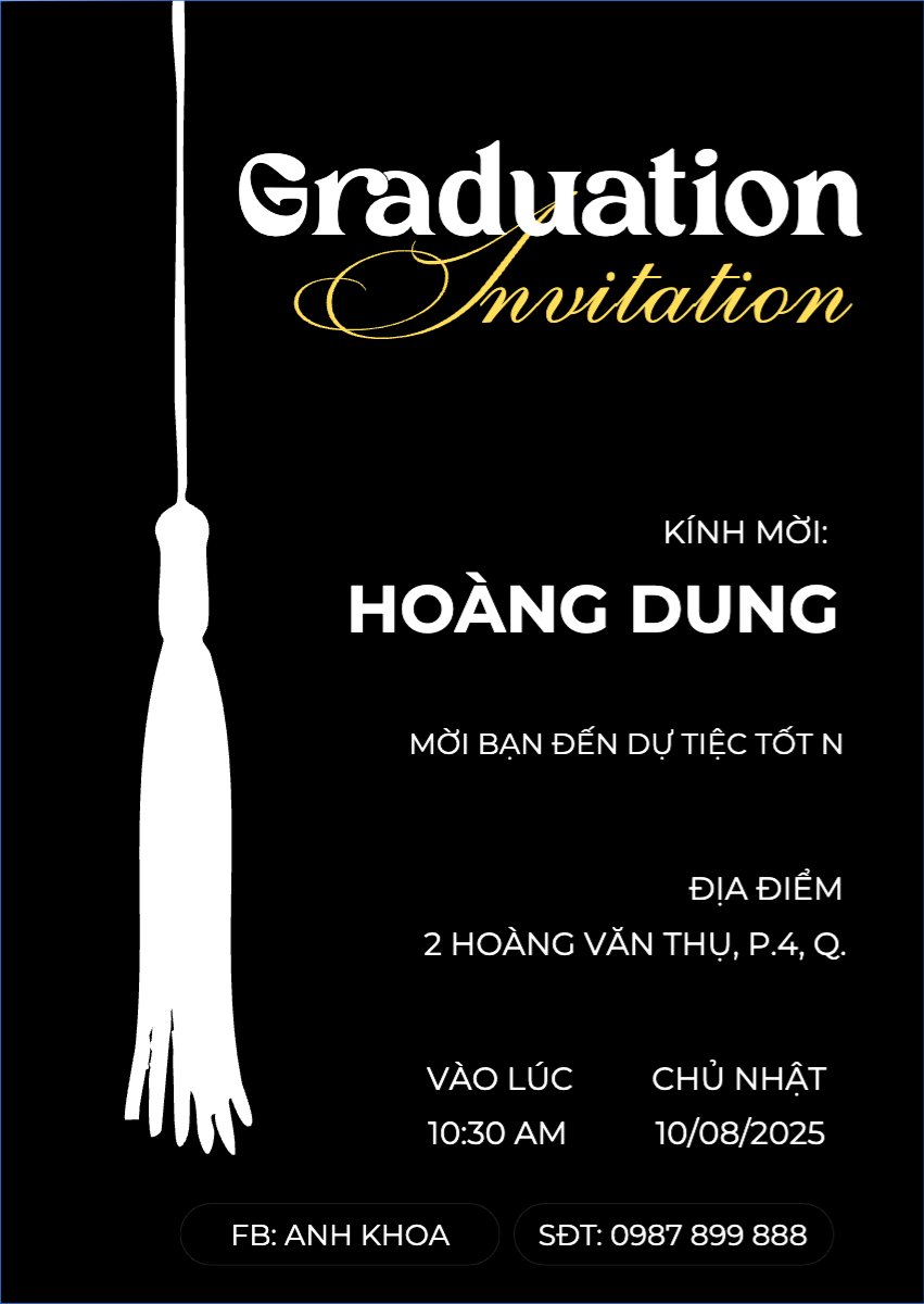 Tốt nghiệp, kỉ yếu, Graduation, yearbook, đơn giản, simple, minimalist, tối giản