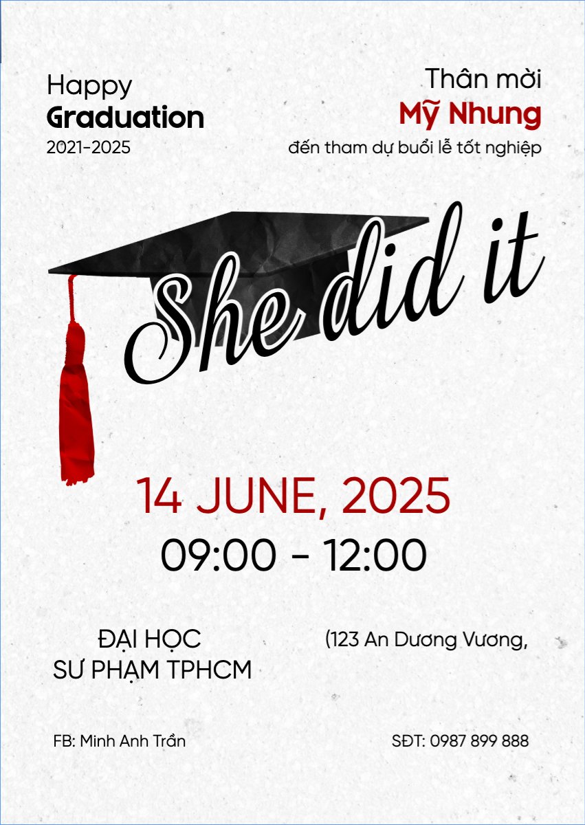 Tốt nghiệp, kỉ yếu, Graduation, yearbook, đơn giản, simple, minimalist, tối giản